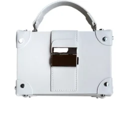 Lorlie ACCESSORIES FLASHY EVENING WHITE TRUNK BAG