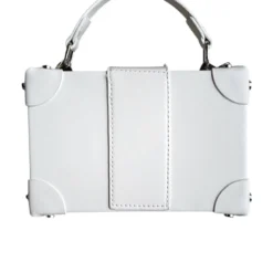 Lorlie ACCESSORIES FLASHY EVENING WHITE TRUNK BAG