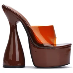 Lorlie BADDIE INTENTIONS BROWN PLATFORM HEEL