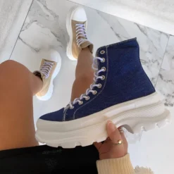 Lorlie WOMENS HIGH MILEAGE DENIM SNEAKER BOOT