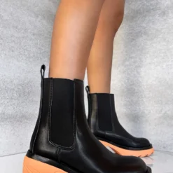 Lorlie WOMENS BIG ENERGY PEACH CHELSEA BOOTS