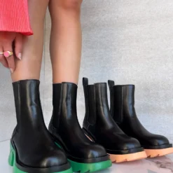 Lorlie WOMENS BIG ENERGY PEACH CHELSEA BOOTS