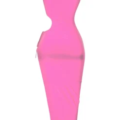 Lorlie WOMENS ATTENTION ON YOU PINK MAXI DRESS