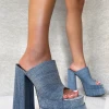 Lorlie FALSE REACTIONS DENIM PLATFORM HEEL