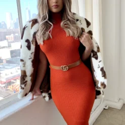 Lorlie LEAVE YOU ON READ MIDI DRESS DRESSES