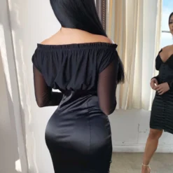 Lorlie DRESSES LEAVE IT ALL TO BLOOM SATIN DRESS