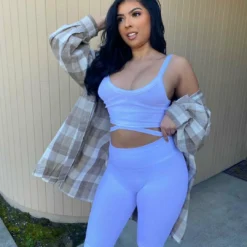 Lorlie ON MY MIND RIBBED SET