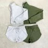 Lorlie COMFY LIVING OLIVE SHORT SET SETS