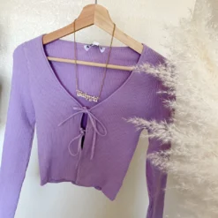 Lorlie TOPS HONEY DREAMS RIBBED CROP TOP