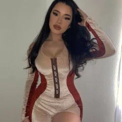 Lorlie ROMPERS KEEP IT HOT ZIPPER ROMPER