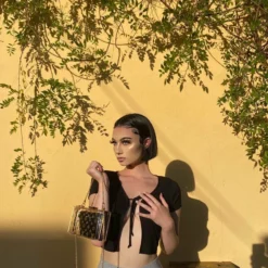 Lorlie TOPS SWEET LITTLE LADY CROP TOP